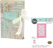 [Sizzix] Eileen Hull Scoreboards XL Skinny Mini Book Box Die Plus Coordinating Skinny Mini Elements Thinlits Dies (665982, 665980) 2 Item Bundle