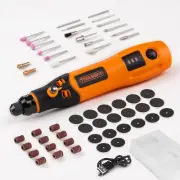 Mini Cordless Rotary Tool Kit, 3-Speed Power Rotary Tools with 50 Accessories, 3