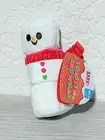 Bark Box Toasty the Snowman Christmas XS/S Plush Crinkle Dog Toy NWT