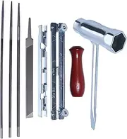[Mtanlo] Professional Chainsaw Sharpening Kit, Chainsaw File File, for Husqvarna Stihl Poulan Pro Echo Homelite Jonsered Craftsman Adjustment Key