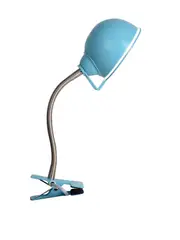 Peggy 1 Light Clip-on Task Lamp in Blue