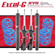 4x KYB EXCEL-G Shocks + Super Low Coil for HOLDEN Commodore VY C/Chassis 5.7 V8