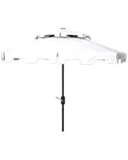 Safavieh Indoor/Outdoor Zimmerman 9Ft Double Top Market Umbrella