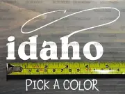 Fly Fishing Idaho Sticker Decal Line Trout Rainbow Hunter Abel Reels TFO