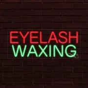 NEW "EYELASH WAXING" 30x12x1 INCH LED FLEX WINDOW/WALL INDOOR SIGN 31190