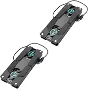OSALADI 4 Pcs Heat Sink Gaming Cooler Pad Laptop Ventilated Support Laptop Stand with Fan Foldable Laptop Stand Laptop Cooler Cooling Laptop Cooling Pad Notebook Radiating Plate Abs