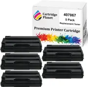 5 Pack Compatible Toner Cartridge for Ricoh 407067 TYPE-SP3500XS (6,400 Pages) for Ricoh Aficio SP 3410DN SP 3410SF SP 3510DN SP 3510SF