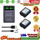 2 CGA-S006E Battery +charger for Panasonic Lumix DMC-FZ18,DMC-FZ28 DMC-FZ30 FZ50