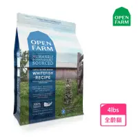 在飛比找momo購物網優惠-【OPEN FARM 開放農場】全齡貓自然農選無穀寵糧 野撈