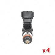 4 x Bosch Fuel Injectors for Nissan Micra K12 1.4L 65kW CR14DE 2003-2010