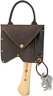 Bison 1879 Trekking Axe Set - with Useful Equipment (fire Steel + Duo Sharpening Stone) for Travelling