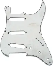 Golden Age Strat Pickguard for 3 Single-Coil Pickups, 3-Ply Laminated Relic...