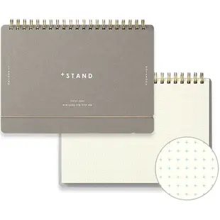 【摸鼻子文房具】日本MIDORI．+STAND 桌曆型筆記本 A5/A6 空白/十字點點