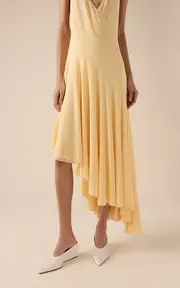 [ALAÏA] Satin Wedge Mules
