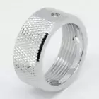 Knurled Shank Collar Nut for Beer Bar Kegerator Shank Faucet Connector Stainless
