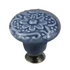 Flower Surface Door Knob Pull Handles Drawer Knobs Cabinet Knob Cupboard