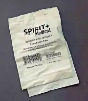 2 Spirit+Medical FOAM CPAP POLLEN FILTERS ~ CF-1029331-1 ~ New & Sealed