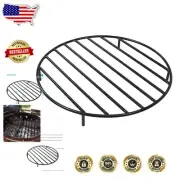 Lightweight Heavy-Duty Fire Pit Grate - 200 lb Capacity, Perfect for Camping