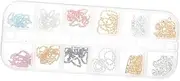 Beavorty Nail Art Metal Mini Chains Assorted Color Small Chains for Keychain Nail Charms and Jewelry Making Accessories Durable Easy to Cut Adjust for Weddings