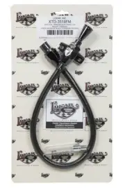 Lokar XTD-3518FM Hi-Tech Transmission Dipstick - Firewall Mount - Flexible -