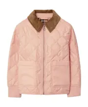 Burberry Kids Otis Quilted Zipped Jacket 8Y,14Y,12Y,10Y Pink