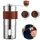 Portable Manual Coffee Grinder Stainless Steel Hand Crank Coffee Grinder Adjust
