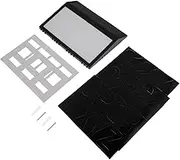 HOMOCONO 1pc Solar Door Number Sign with LED Light Address Plaque for Solar Powered Wall Light for Easy Visibility at Night