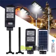 600W Outdoor Solar Street Light Motion Sensor Dusk To Dawn Road Lamp Wall Light