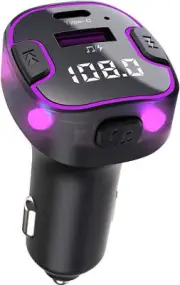 OHITEC Bluetooth FM Transmitter for Car: Hands-Free Calls, Navigation Guidance,