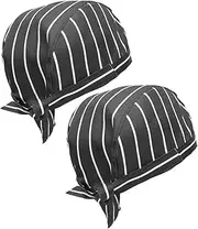 [SAFIGLE] 4sets Unisex Chef Hat Breathable Cotton Restaurant Chef Caps for Men Women Kitchen Cooking Decorative Canteen 2pcs*4