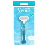 NEW Gillette Venus Smooth Women's Razor Handle + 1 Refill
