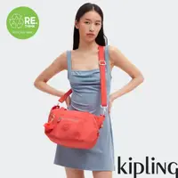 在飛比找momo購物網優惠-【KIPLING】（網路獨家款）活力珊瑚橘手提側背包-ART