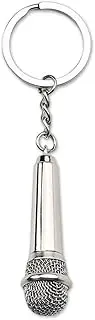 [Guqqeuc] Microphone Keychain Music Lover Gifts for Men Women Singer Gifts Keychain for Friend Musician Gifts Mini Microphone Keyring Bag Charm Pendant for Backpack Purse Handbag