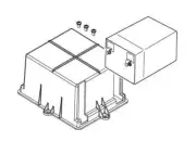 Linear BATT54BOX Back Up Battery and Housing 12V Garage Door Opener LDCO841