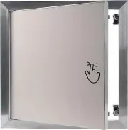 Modern 12" Drywall Access Hatch - Durable Steel Frame for Seamless Integration
