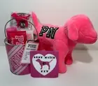 Victorias Secret PINK 6 Pc Gift Set Fresh & Clean Bucket Limited Edition Logo