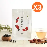 在飛比找momo購物網優惠-【耘初茶食】黑豆紅棗茶 15入/袋 X3組(養生茶第一品牌 