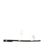 Giuseppe Zanotti Croisette Crystal Embellished Flat Sandals 38 White