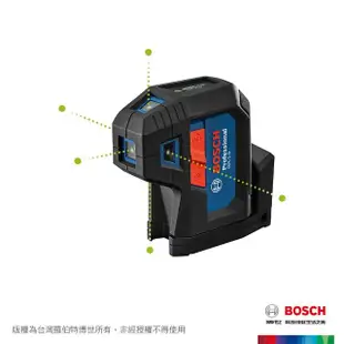 【BOSCH 博世】綠光點雷射儀(GPL 5 G)