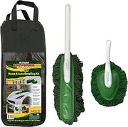 California Car Duster Detailing Combo with Plastic Handle and Green Mop 62455