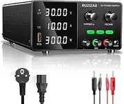 DC Power Supply Variable, Multi-Layer Protection, 0-30V 0-10A 300W, OCP&OVP, Adjustable Switching Regulated DC Bench Power Supply, Encoder Knob, 5V2A USB Fast Charging, Output Button