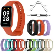 Silicone Watch Strap Band for Xiaomi Smart Band 8 Active/ Redmi Band 2