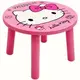 【正版授權】【Hello Kitty 】木製 矮凳 圓椅 木製椅 和室椅 兒童椅 (5.9折)