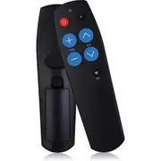Big Button TV Remote Control - Easy to Use and Set Up - Universal - Basic Television Remote Control - Dementia Friendly Gifts (Black)