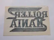 Rollerskating Decal Vintage 70s ROLLER MANIA T-Shirt Iron On Transfer Skate Case