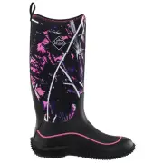 Muck Boot Hale Camo Pull On Womens Black, Pink Casual Boots HAW-MSMG