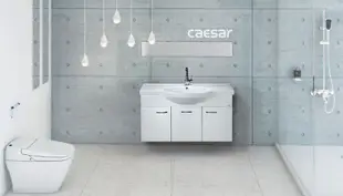 【達人水電廣場】CAESAR 凱撒 L2220S／B260C 面盆配長瓷腳 洗臉盆 面盆