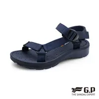 在飛比找PChome24h購物優惠-【G.P 男款舒適機能織帶涼鞋】G0799M-藍色 (SIZ