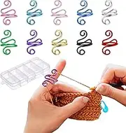 Yarn Tension Control Ring,10Pcs Crochet Tension Ring Adjustable Handmade Crochet Ring,Adjustable Yarn Finger Crocheting Tension Ring Crocheting Ring,Handmade Crochet Ring Crochet Tension Ring with Box