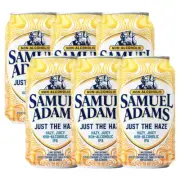 Samuel Adams 6 Pack Just the Haze Non-Alcoholic Hazy IPA Brew - 12oz Cans
